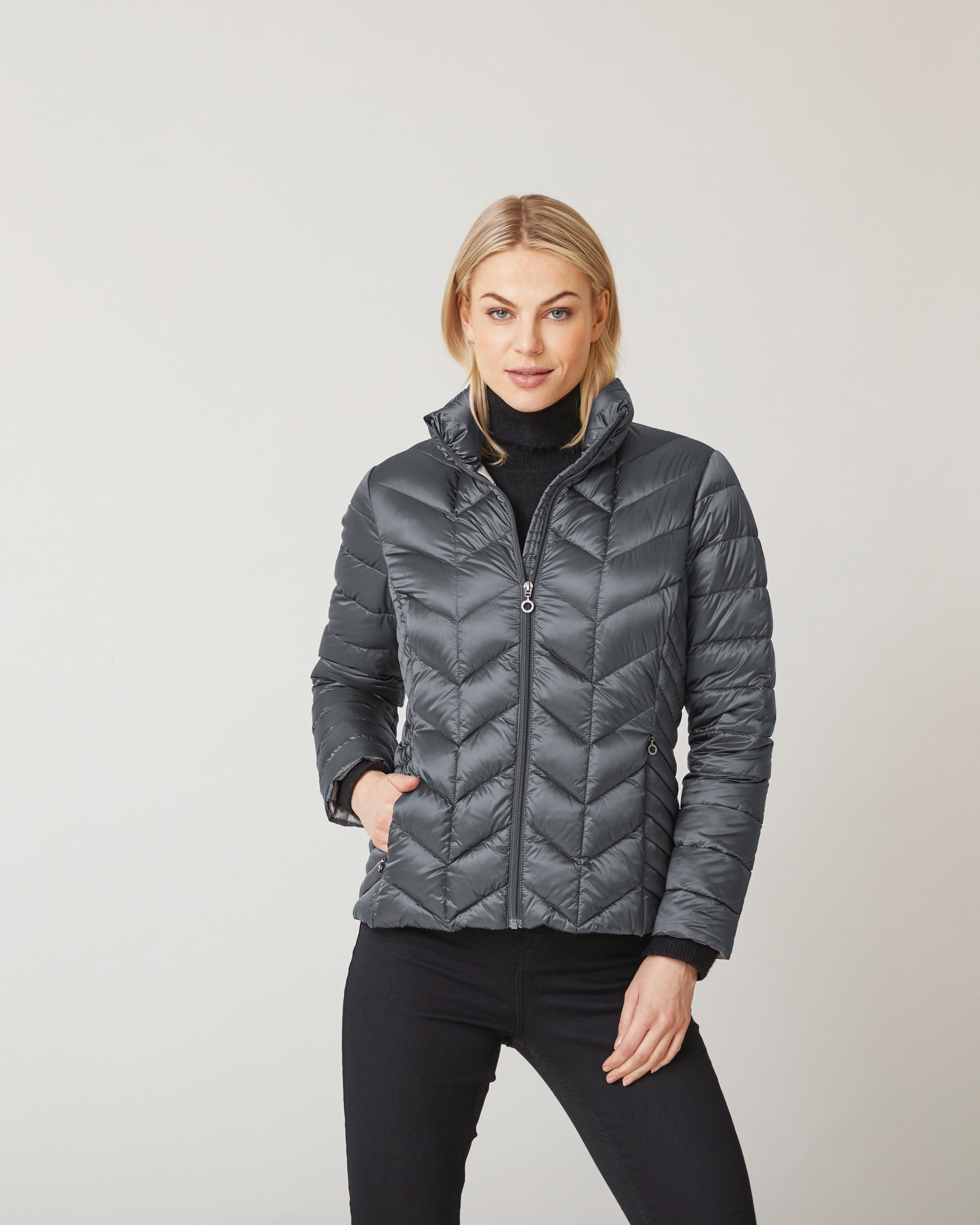 Kenneth cole women's packable down clearance jacket