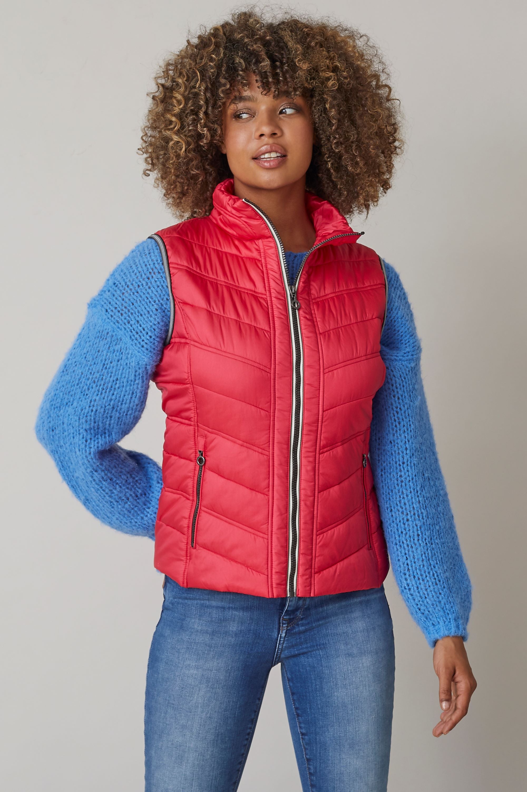 Womens red down on sale vest